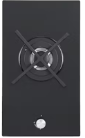 CATA UBGOGSB30 30cm Single Burner gas on glass Gas Hob Black