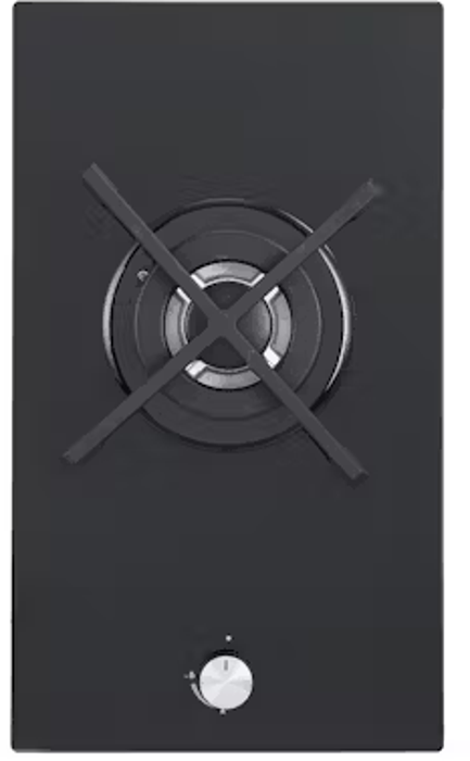 CATA UBGOGSB30 30cm Single Burner gas on glass Gas Hob Black