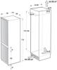 Fridgemaster MBC54260 Integrated Fridge Freezer White