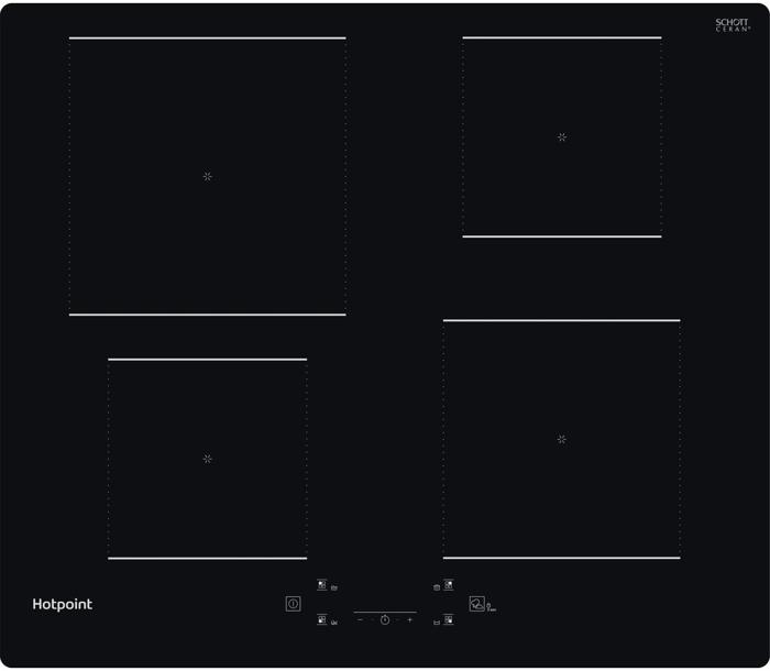Hotpoint TQ 1460S NE ( 4 x Zones TQ1460SNE ) Induction Hob Black