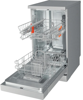Hotpoint HF9E 1B19 S UK Slimline 45cm  ( HF9E1B19S ) Freestanding Dishwasher Silver