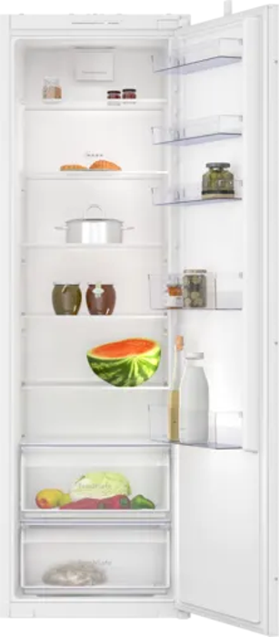NEFF KI18113E0G Larder Fridge + KI1812SF0G Frost Free Freezer ( Integrated Fridge and Freezer ) White