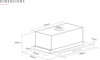 Caple TSCH601  60cm built-under Telescopic Hood Stainless steel