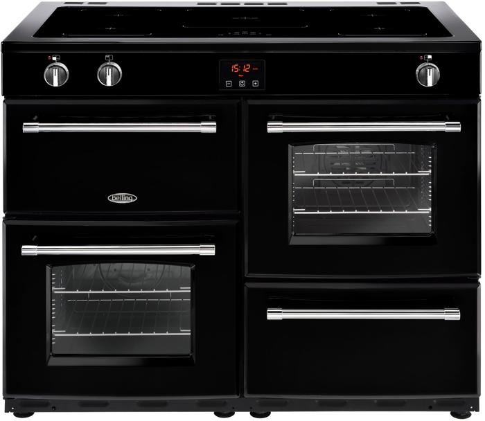 Belling 444444154 Farmhouse 110Ei Induction Range Cooker Black