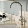 Abode PT1102 Pronteai Prostream 3 In 1 Monoblock Boiling Water Tap Brushed Nickel