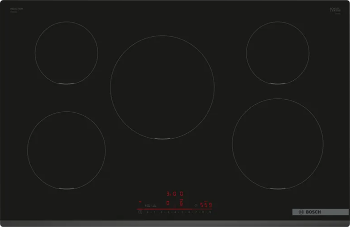 Bosch PIV831HB1E Series 6 80cm Induction Hob Black