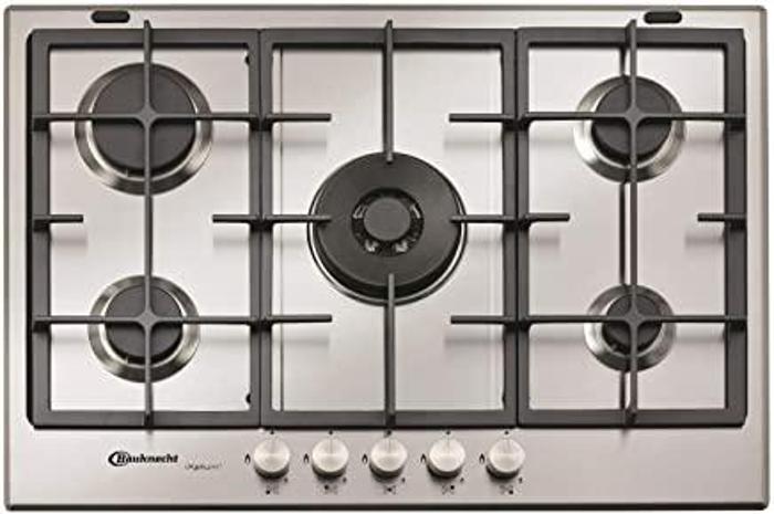 Bauknecht TGW6572IXL iXelium  75cm 5 Burner Gas Hob Stainless steel