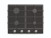 CATA CUL57PGBK 60cm Lux Fan (plug and go) Electric Single Oven + UBGOG601BK 60cn Gas on Glass 4 Burner Gas Hob ( Oven and Hob Pack ) Black