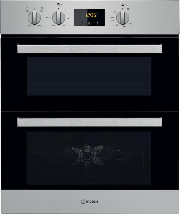 Indesit IDU 6340 IX  ( IDU6340IX ) Aria Built-Under Double Electric Oven Stainless steel