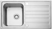 Rangemaster xel AX860 Single Bowl (c/w wast09 Waste kit) + Carysil HS605 Single Lever Tap ( Sink and Tap ) Stainless Steel / Chrome
