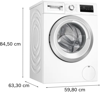 Bosch WAN28259GB Series 4 9 kg 1400spin Freestanding Washing Machine White
