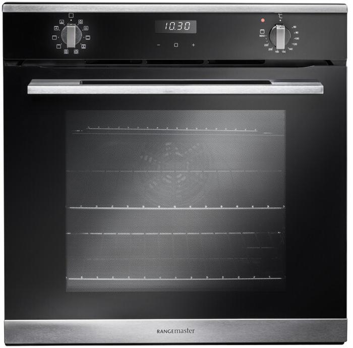 Rangemaster RMB6010BL/SS 128920 Single Oven + ECL60HPNGFBL/BL  121900 Eclipse Gas Hob ( Oven and Hob Pack ) Stainless steel