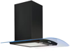 CATA UBLED70BK 70cm Black Curved Glass LED Hood Black