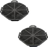 CDA CHA17 ( OEM SIACHA17) Charcoal Filter Pack of 2 Hood Filters Black