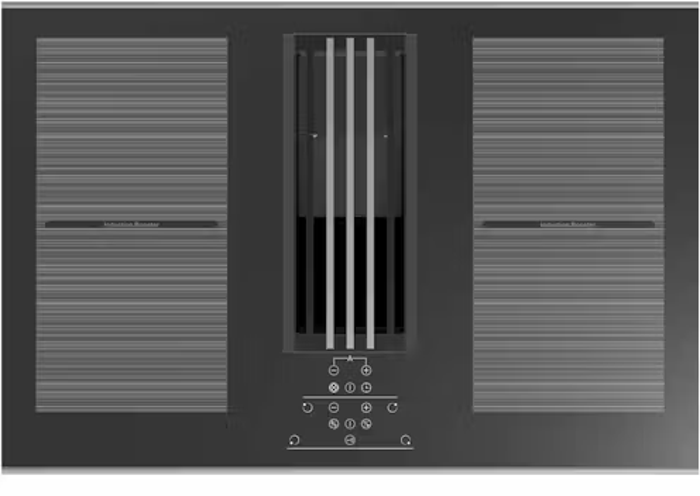 CATA ICONFXP75DDG Vented Induction Hob + ICONFKIT2 Vented Plinth Kit Induction Hob Gunmetal