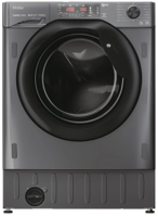 Haier HWQ90B416FWBR 9kg 1600rpm Series 4 Integrated Washing Machine Graphite