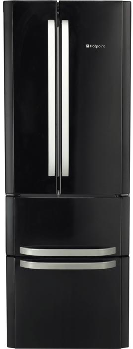 Hotpoint FFU4D K 1  Day 1 - 70cm  *FROST FREE* ( FFU4DK1 ) Freestanding Fridge-Freezer Black