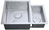 1810 Zenduo Contratto 340/160U BBL /282 1.5 Bowl Undermount Sink Satin Finish