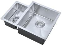 1810 Zenduo Contratto 160/340U BBR /280 1.5 Bowl Undermount Sink Satin Finish