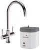 Montpellier OneStream Swan Spout Hot Boiling Water Tap Chrome