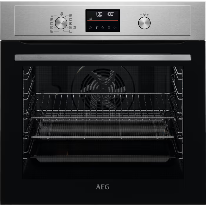 AEG BEX535A61M 6000 Airfry Aqua Clean Built-in Single Electric Oven Stainless steel