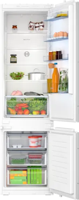 Siemens KI96NNSE0 Series 2 built-in with freezer at bottom Sliding Hinge Integrated Fridge Freezer White