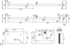 1810 AC-SUP-BARS-SM (Small) Sink Support Bars for undermount sinks Sink Accessory Stainless steel