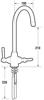Francis Pegler 4P1063 Rune Ceramic White handles Tap Chrome