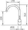 Francis Pegler 97086 Caiman Elegance Mixer Tap Tap Chrome
