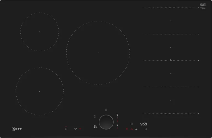 NEFF T68FUV4L0 Flex N 90 80cm Induction Hob Black