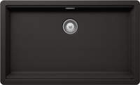 1810 HohleUno 700U 1 Bowl  Purquartz /1501 Undermount Sink Black