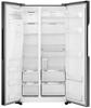 Teknix THSBS1791INBIX Frost Free Non Plumbed 2 Door Inox American Style Fridge Freezer Black