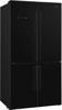 Smeg FQ60NDE 908 mm Wide Total No Frost American Style Fridge Freezer Black