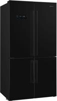 Smeg FQ60NDE 908 mm Wide Total No Frost American Style Fridge Freezer Black