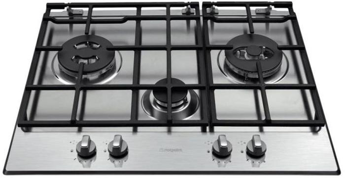 Hotpoint GB630RTX 60cm 3 x Burner Gas Hob Stainless steel