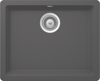 1810 Hohleuno 490U  Purquartz /1514 Undermount Sink Dark Grey