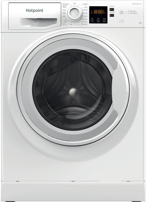 Hotpoint NSWF 946 W UK 1400spin 9kg Capacity ( NSWF946W ) Freestanding Washing Machine White