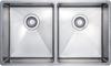 Carysil SR1024 Luca Double Bowl Undermount Sink Stainless steel