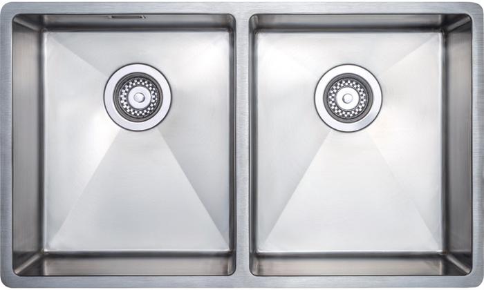 Carysil SR1024 Luca Double Bowl Undermount Sink Stainless steel