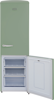 CDA FLORENCE-MEADOW Retro 50s Style 60cm 60/40 FostFree 330 Litres Freestanding Fridge-Freezer 