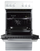 Amica AFC1530WH 50cm 4 Zone Ceramic Hob Freestanding Electric Cooker White