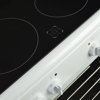 Amica AFC1530WH 50cm 4 Zone Ceramic Hob Freestanding Electric Cooker White