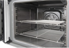 Amica AFC602SS Ceramic Hob Double Oven Freestanding Electric Cooker Silver