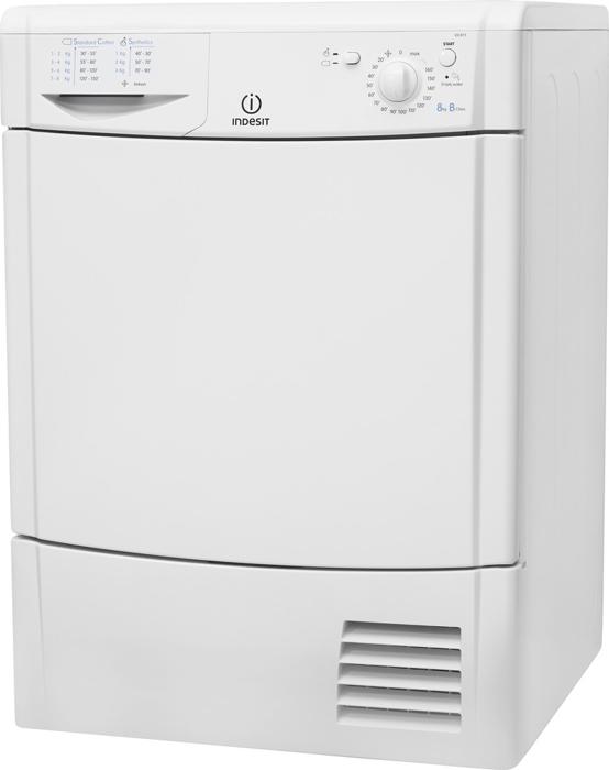 Indesit IDC 8T3 B (UK) ( IDC8T3B ) 8kg Condenser Freestanding Dryer White