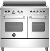 Bertazzoni MAS105I2EXC 100 cm induction top electric double oven Master Series Induction Range Cooker Stainless steel