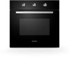 Montpellier MINDPACK Single Fan Oven + 60cm Induction Hob ( Oven and Hob Pack ) Black