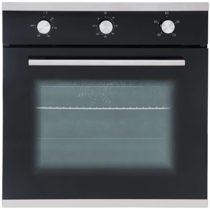 OEM SO101 60cm Multifunction true fan Built-in Single Electric Oven Black