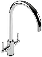 1810 CUR/01/CH Curvato Slim Lever Curved Spout Tap Chrome