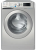 Indesit BWE91496XSVUK  9kg 1400rpm Push&Go Freestanding Washing Machine Silver