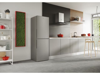 Hoover HVT3CLECKIHS-1 H-FRIDGE 300  Low Frost 54.5cm Smart contents 252 Litres 50/50 Freestanding Fridge-Freezer Silver